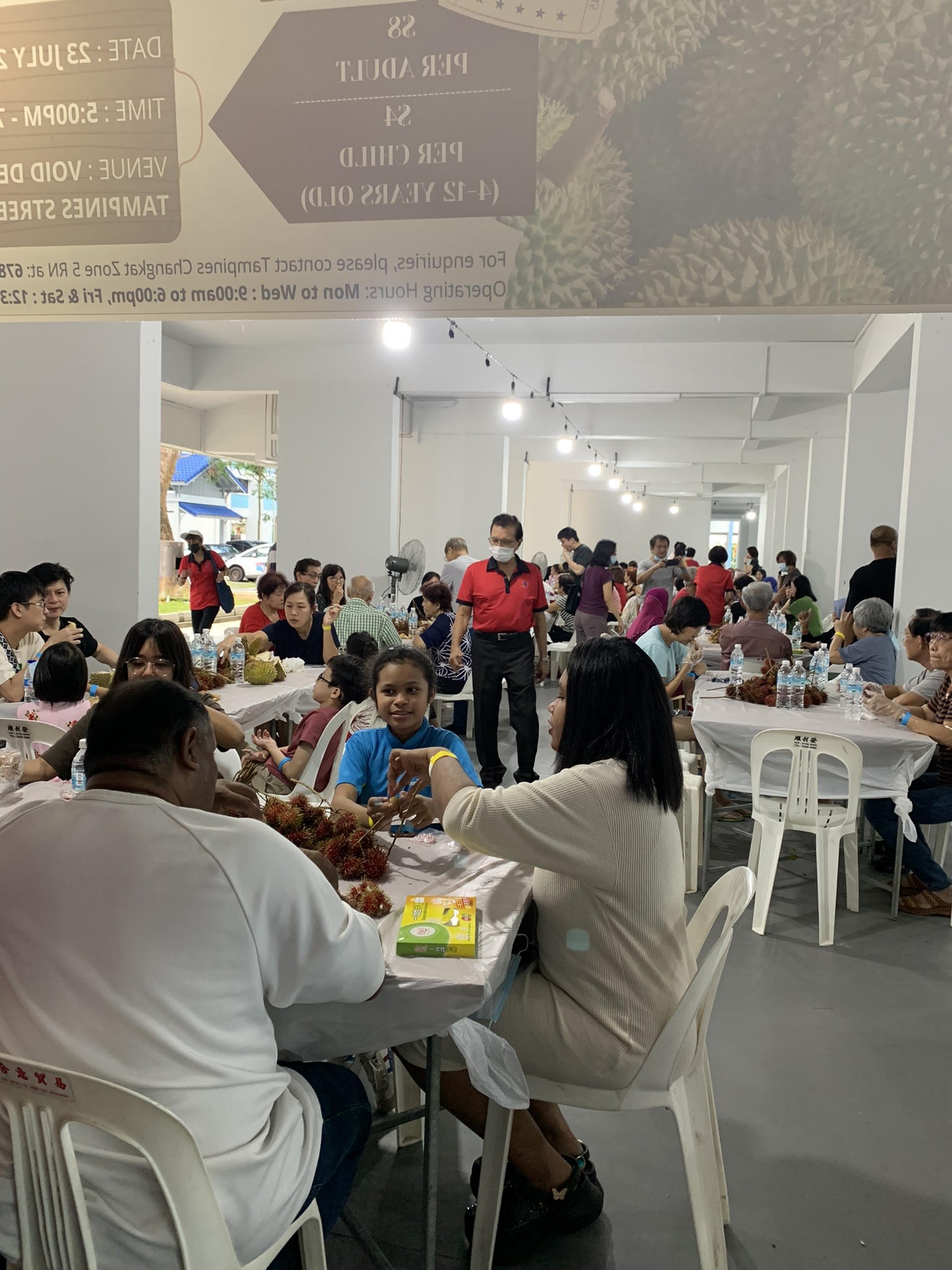 Durian Party with People's  Association 